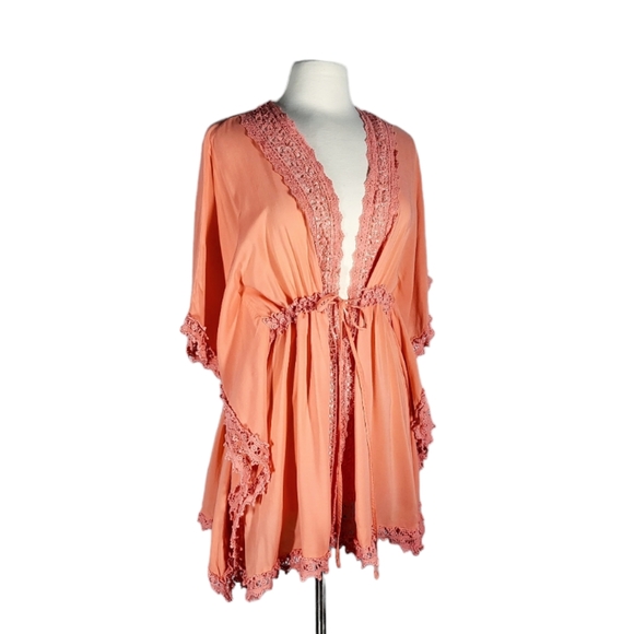 Victoria's Secret Other - Victorias Secret Beach Swim Cover Up Size Medium Large